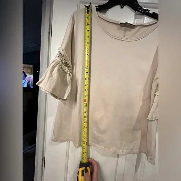 Weekend by Max Mara Elegant Cream Women's Top Large - Picture 11 of 11